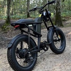 Riding Times Z8 28mph , Up To 80 Mile Range, Extra Long Seat , 20 Inch Fat Tires , Full Suspension 