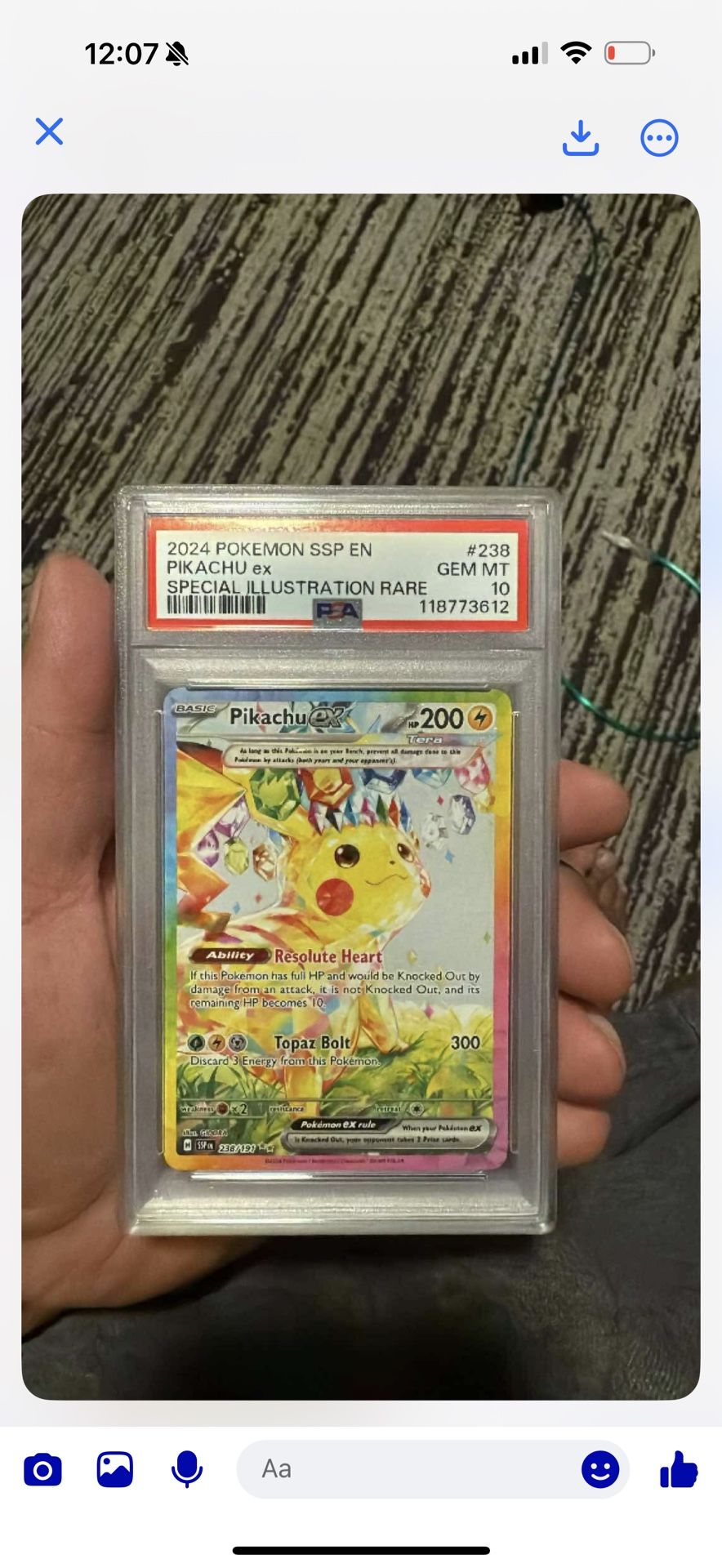 Psa 10 Pika