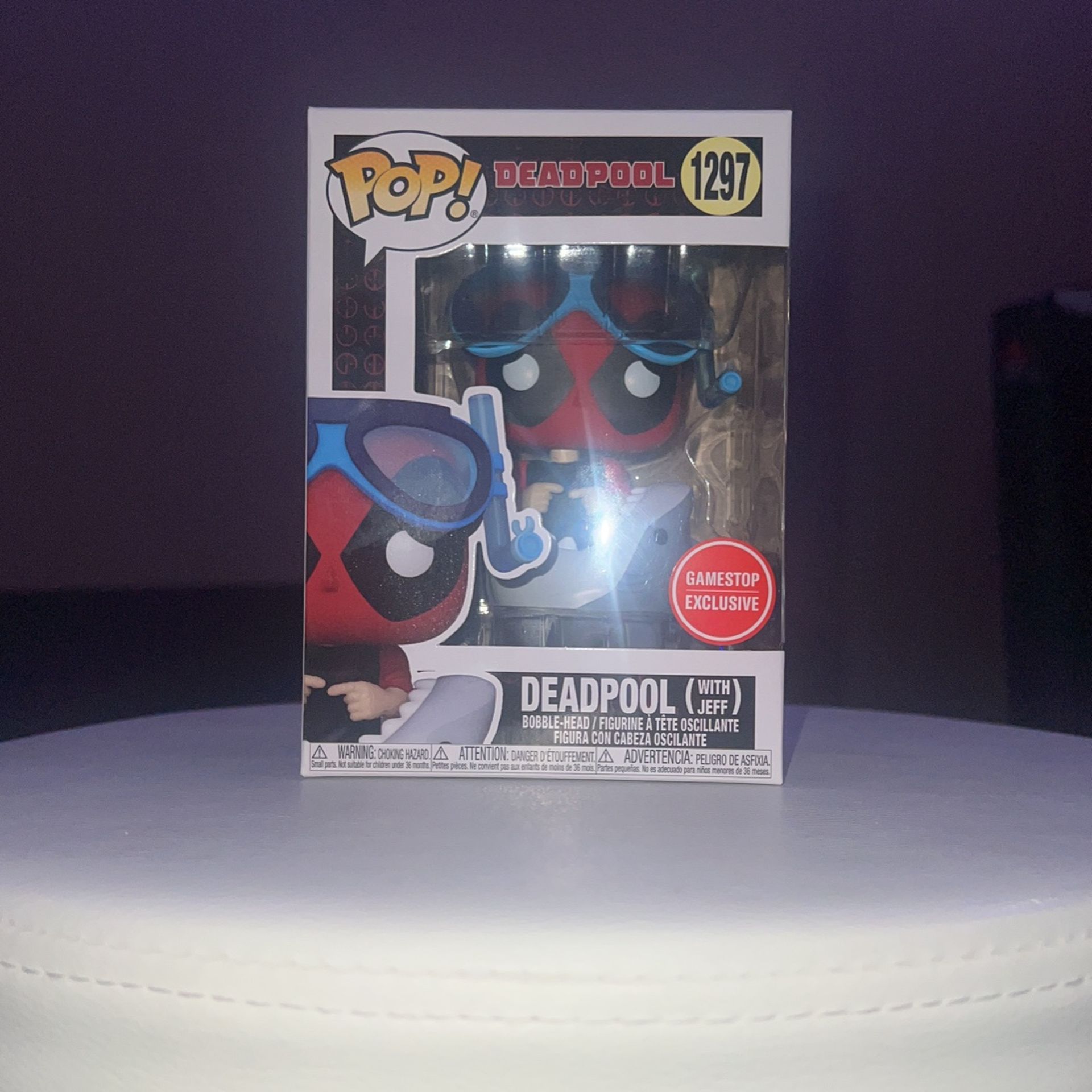 Deadpool with Jeff Funko Pop 1297 GameStop Exclusive