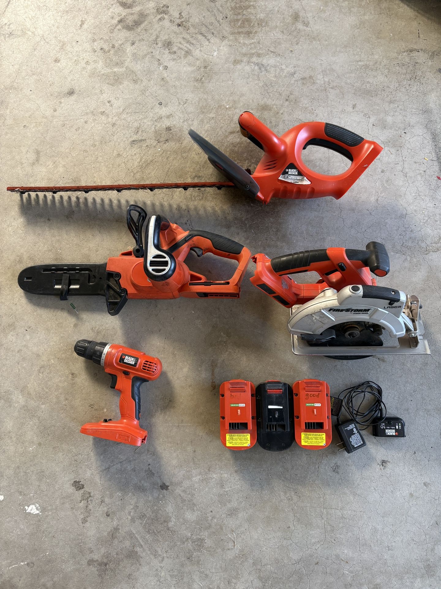 Black & Decker Set Of Tools