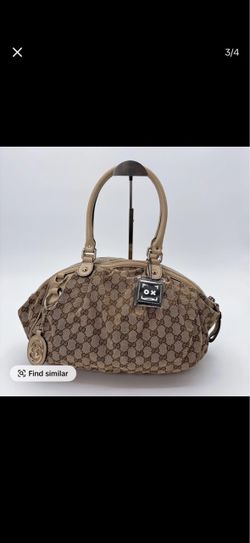 Pre-owned GUCCI canvas Tote Bag