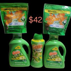 GAIN DETERGENT BUNDLE $42