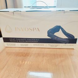 InvoSpa Shiatsu Neck & Back Massager with Heat