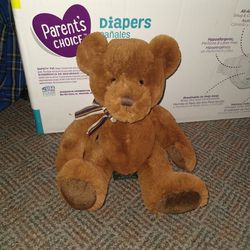 Russ Berrie WESTIN Teddy Bear Copper Brown Plush Retired Stuffed Animal Toy