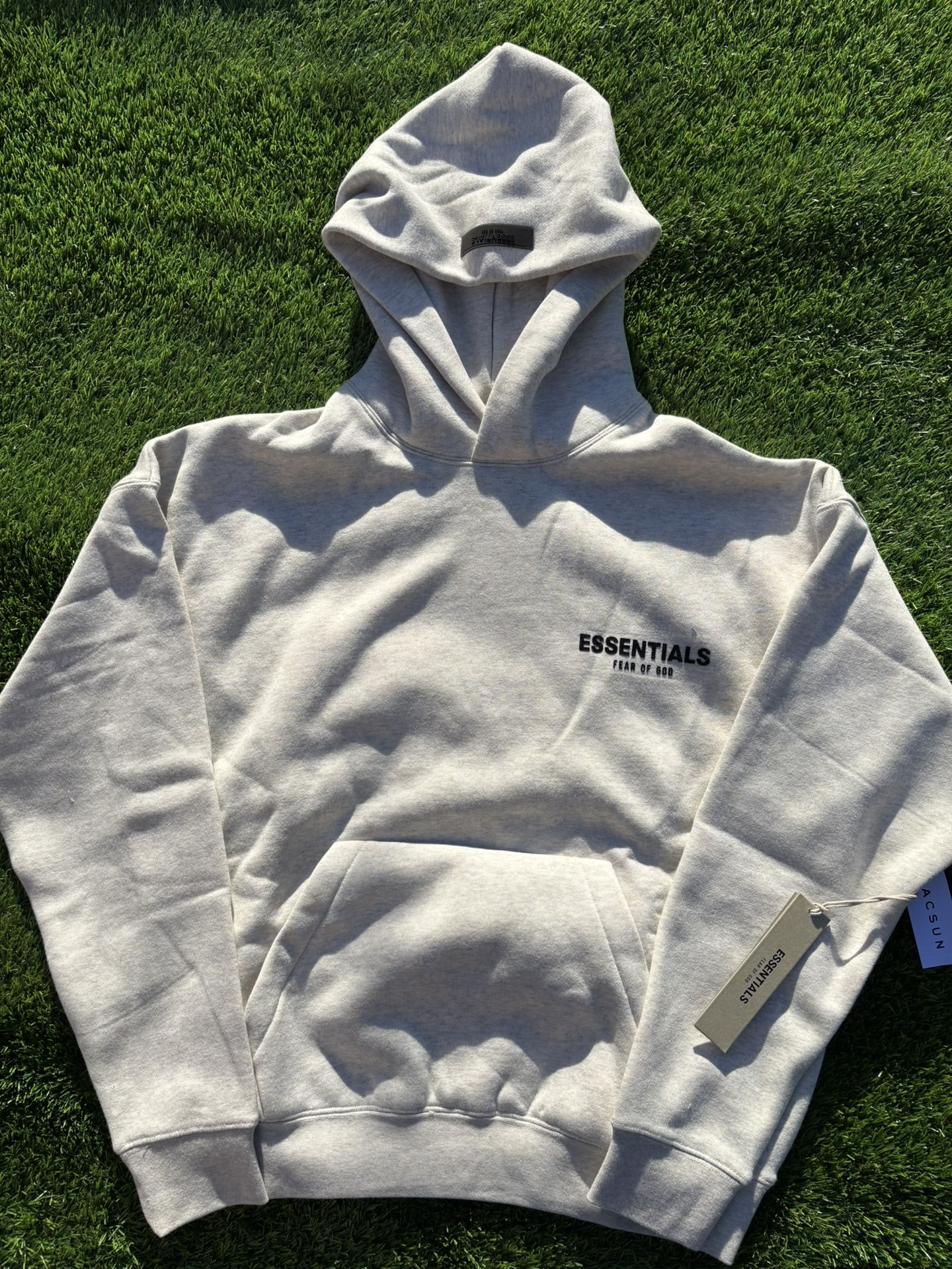 Light Oatmeal Essentials Hoodie