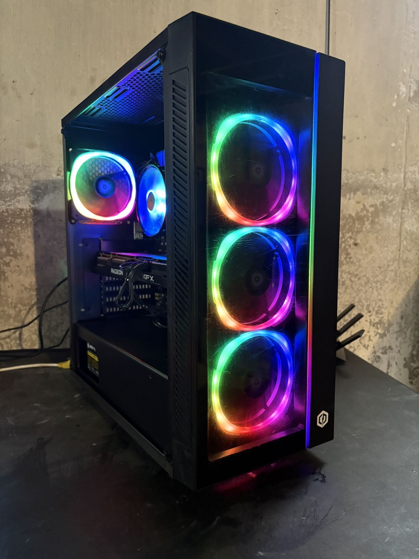 CyberPowerPC RGB Gaming PC.