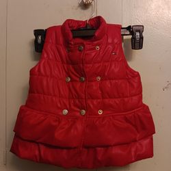 !! Girls Puffer Vest Jacket TOMMY HILFIGER SIZE 18M