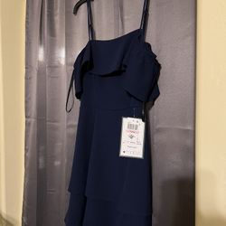 Navy blue dress