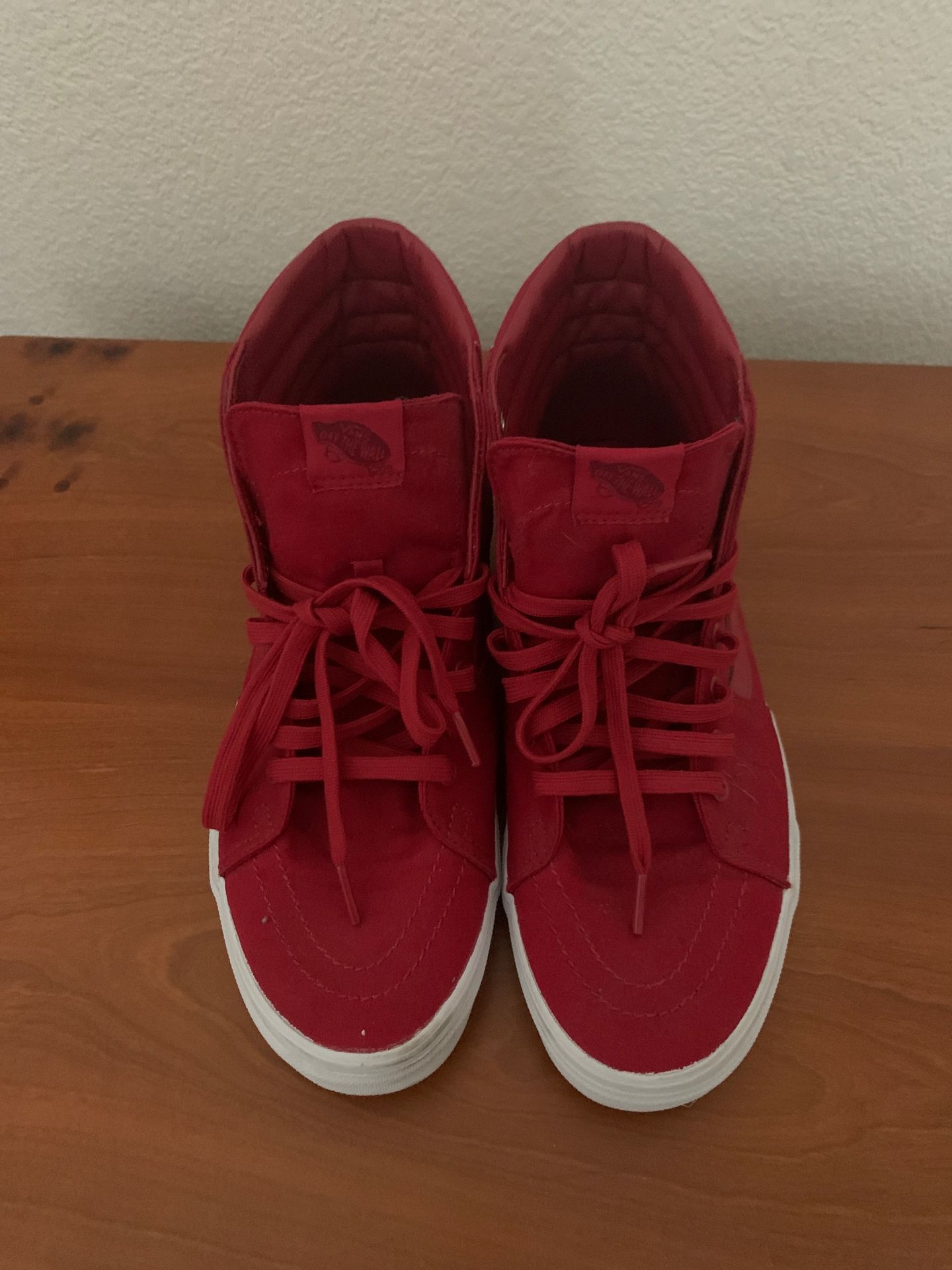 Vans Red high top size 11