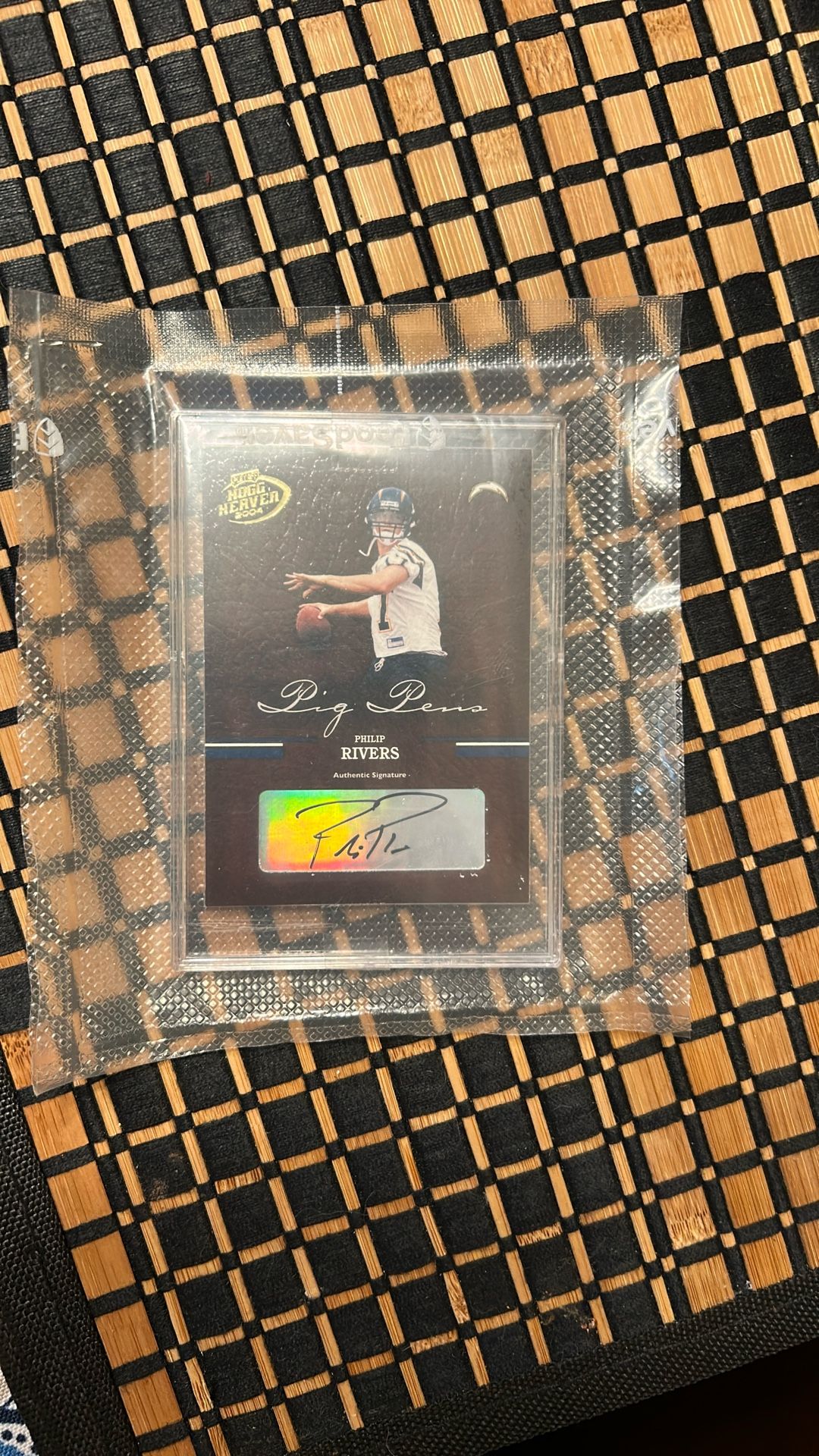 Phil Rivers - Signed 2004 Hogg Heaven Pig Pens # PP47