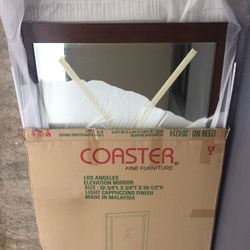 Coaster Mirror in Cappuccino Finish (MIRROR ONLY)