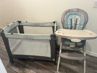 High Char And Playpen