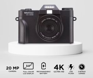 Vivitar 4k digital camera with 8x digital zoom