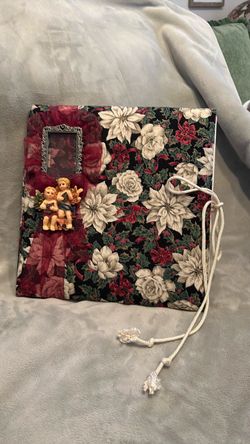 Handmade Christmas Fabric Photo Album