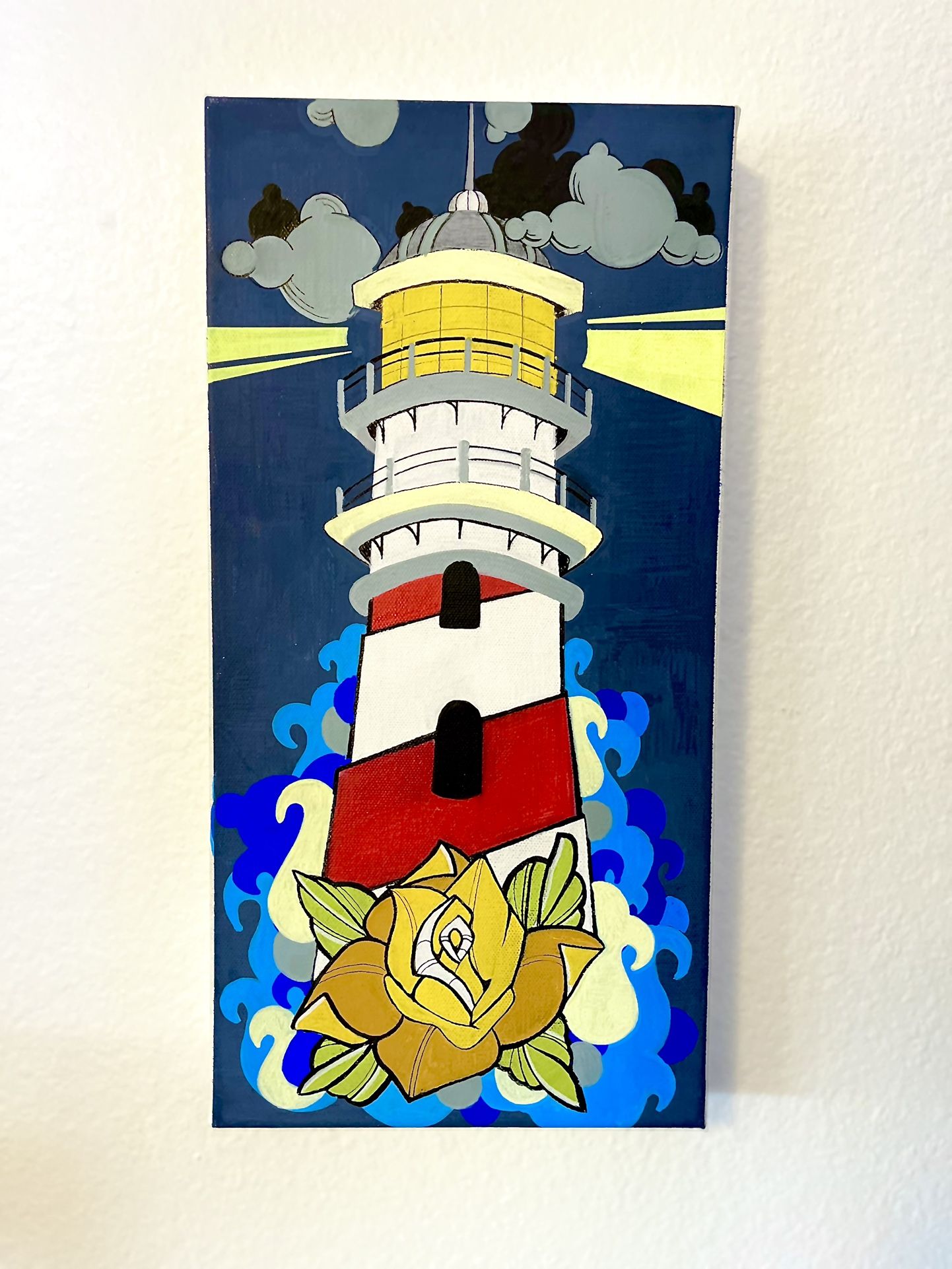Lighthouse Painting 24x12