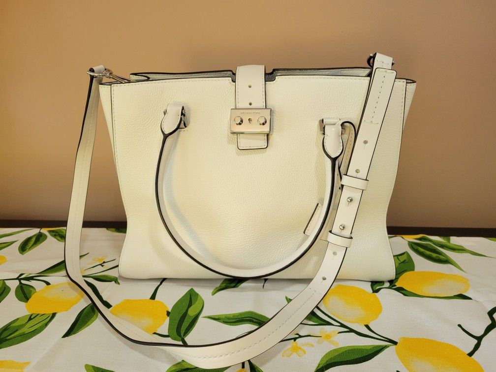 Michael Kors White Satchel
