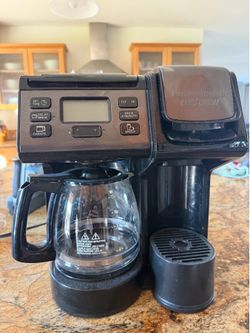 Hamilton Beach FlexBrew Trip coffee maker and k-cup