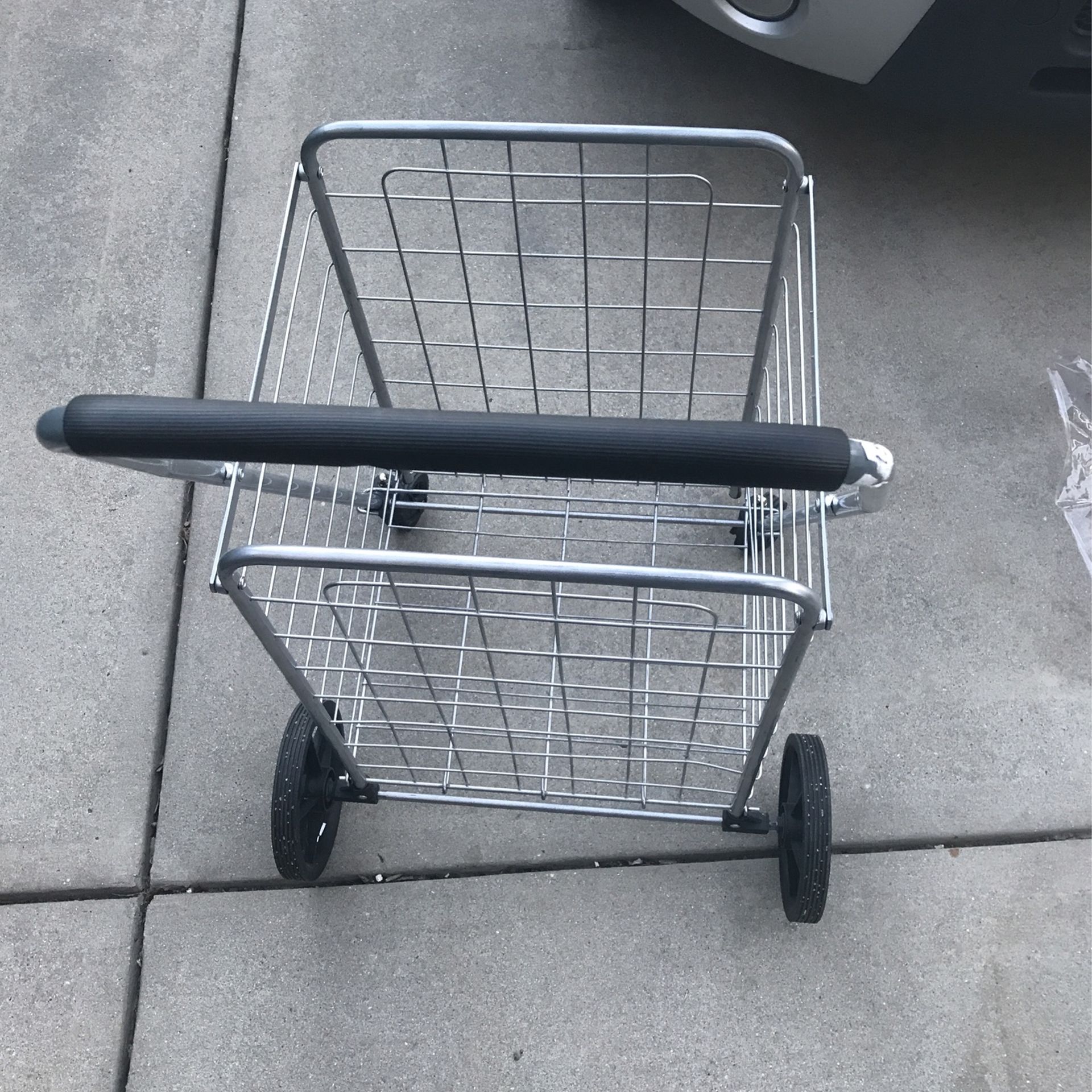 Folding Four Wheel Steel Cart