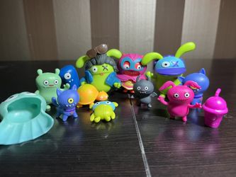UglyDoll Figures Lot - Mystery Mini and Dressable - Ninja Batty, Ox, Uppy, ect