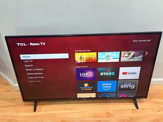 55 inch TCL roku tv
