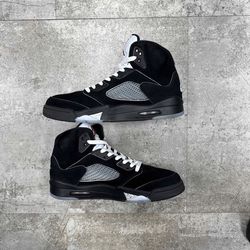 Black metallic Jordan 5