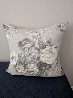 Floral Toile Throw Pillow