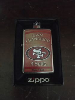 San Francisco 49er zippo lighter