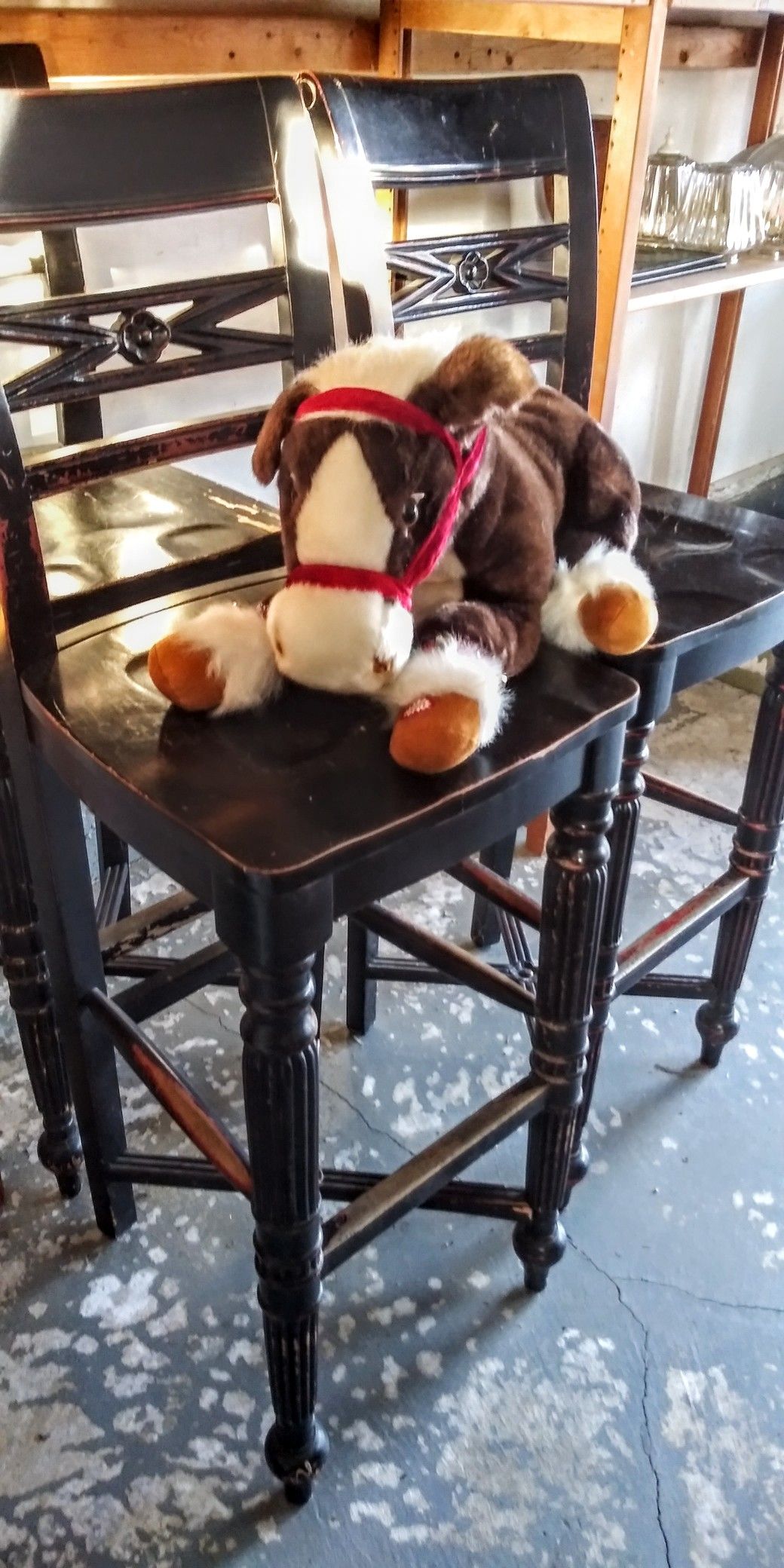 3 Layer Painted Lacquered Bistro Wine Bar Chairs Stools Handcrafted Carved Wood + Ranch Farm Chic French Cellar Decor & Mirrors READ⬇