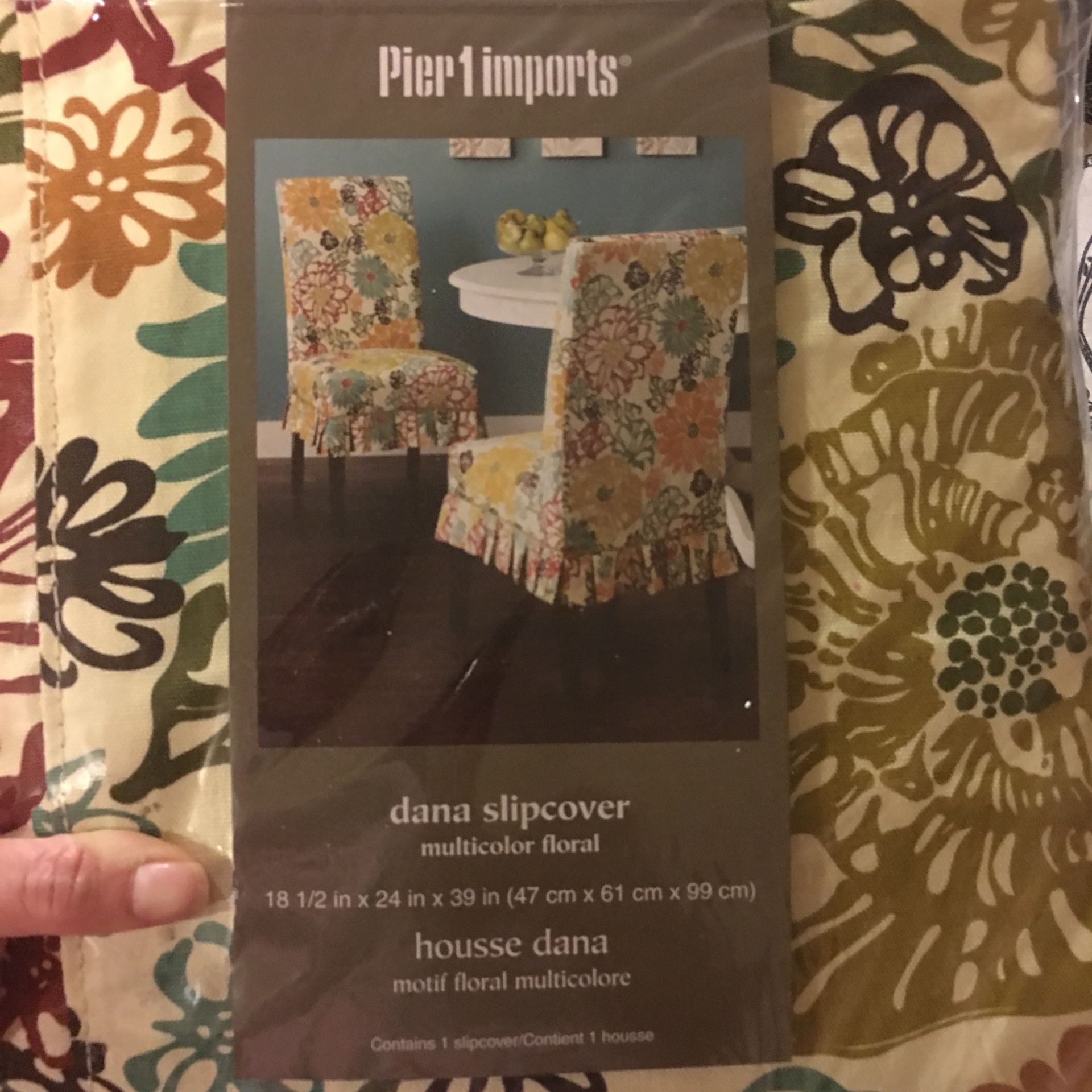 Dana Slip Cover for Pier 1 chairs. Set of 4 $60