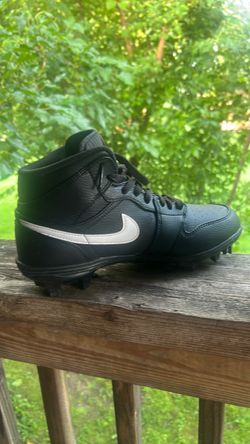 Black Nike Air jordan Football Cleats Size 8.5