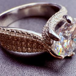 Rings Moissanite Test Diamond 💎 