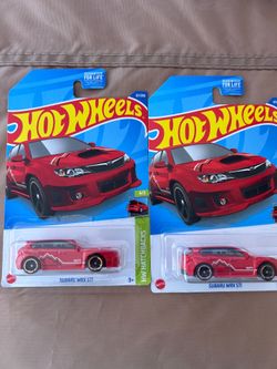 Hotwheels Subarus