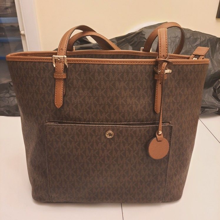 Michael Kors Jet Travel Women's Tote Bag Brown