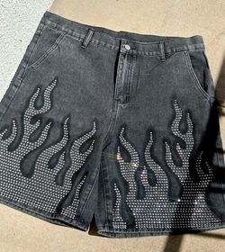 Rhinestone shorts