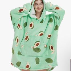 Blanket Hoodie Women Wearable Blanket Adult Oversized Fleece Sherpa Valentines Sweatshirt Gift for Women