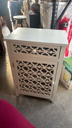 White side table