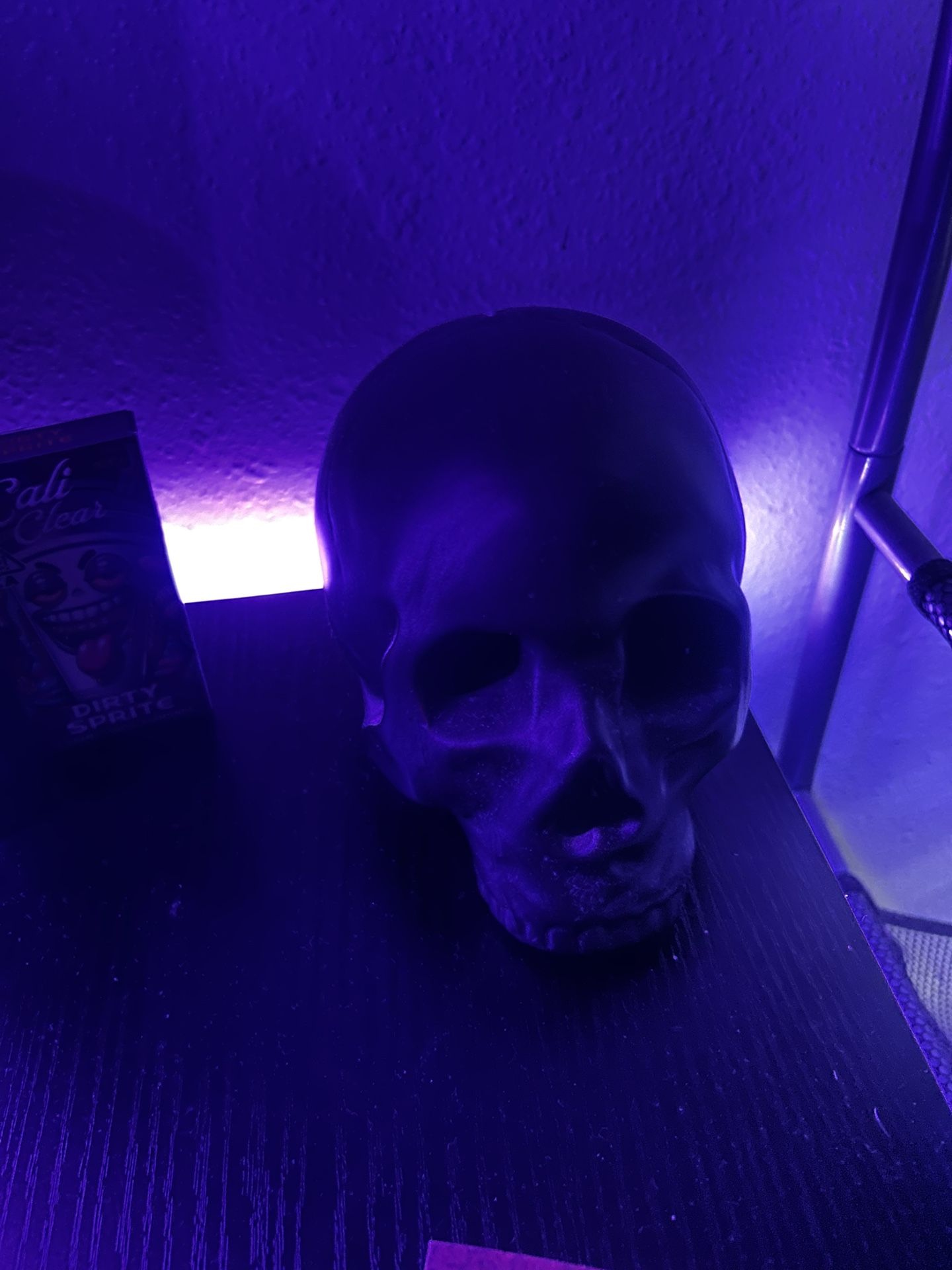 All Black Skull Piggy Bank