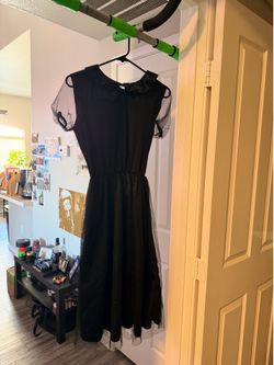 All black dress