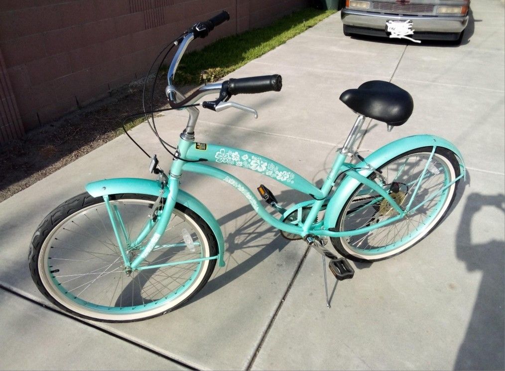 26" Greenline Women's Beach Cruiser Bike 7 Speed