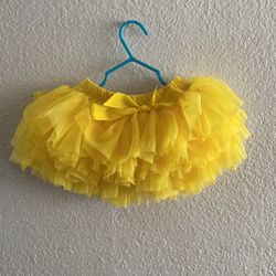Tutu Skirt Yellow Size 12-24M  