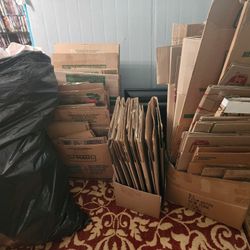 Moving Boxes and Packing Paper 