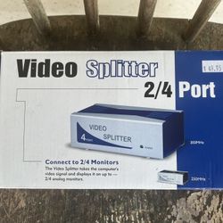 Calrad Video Splitter2/4 Port