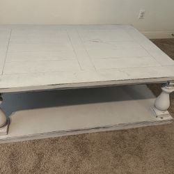 Large Wooden Coffee Table