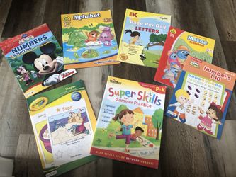Pre-k and k workbooks