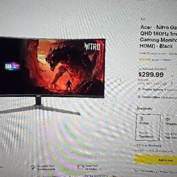 34 Inch Curved Monitor   (ACER )
