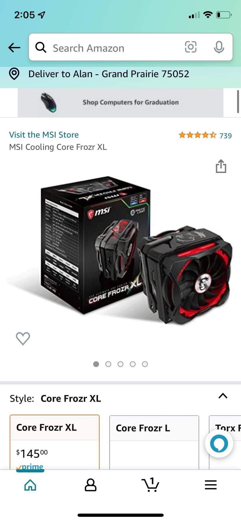 MSI Core Frozr XL Air Cooler