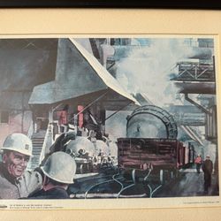 Vintage Railroad/Steel Mill Art