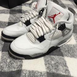 Jordan 4 White Cement 