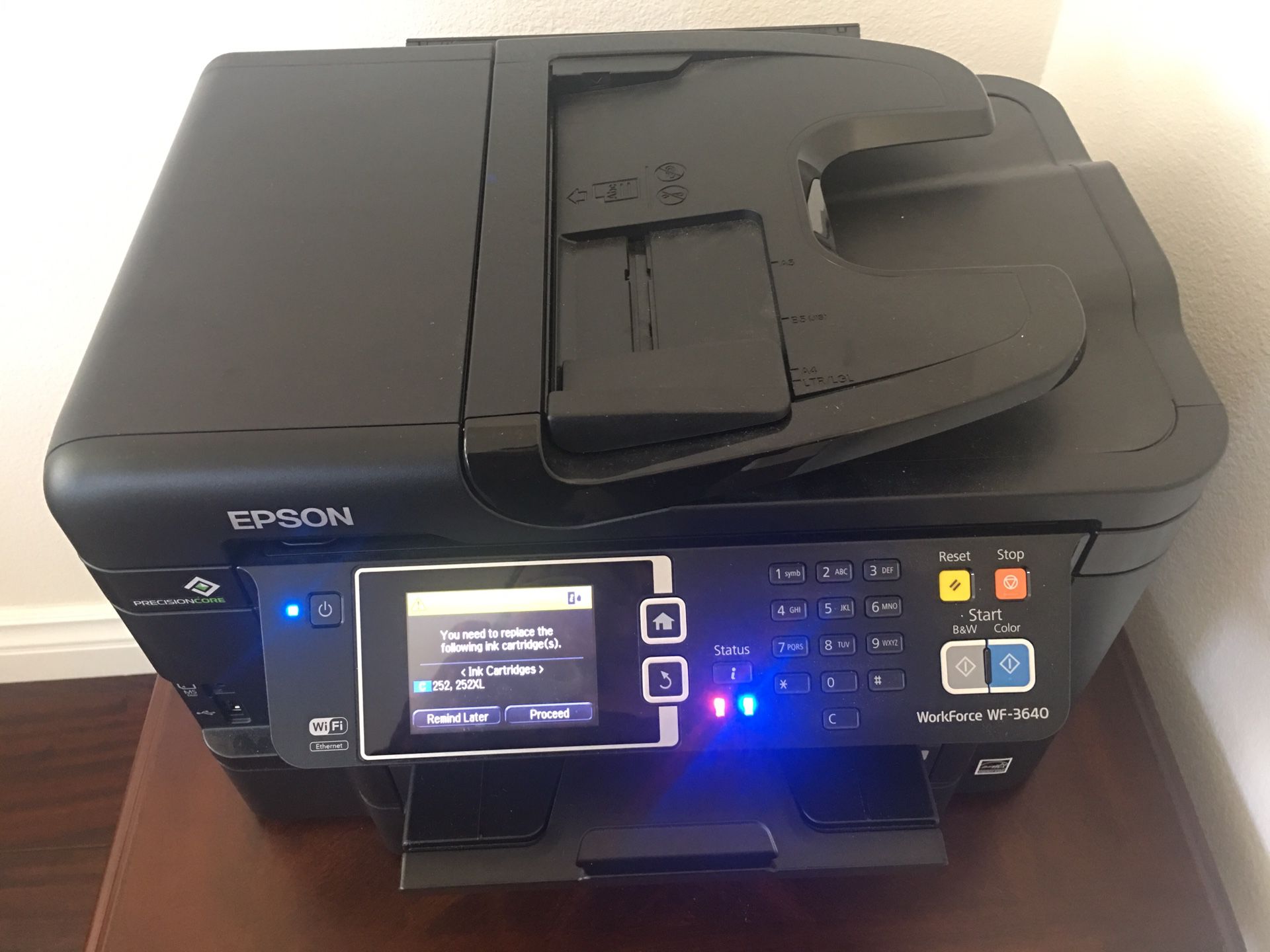 Epson 3 in 1 scanner, printer, fax machine