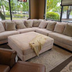 Brand New Sectional Sofa Big Soft White